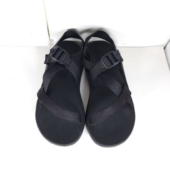 Chaco Men's Z Cloud Size US11 Black Strappy Outdoor Sport Sandals Shoes - Picture 4 of 16